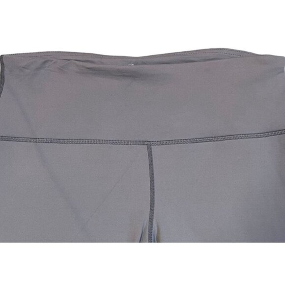 90 Degree By Reflex Stone Gray High Waisted Capri Yoga Pants SIZE-LARGE - Picture 5 of 6